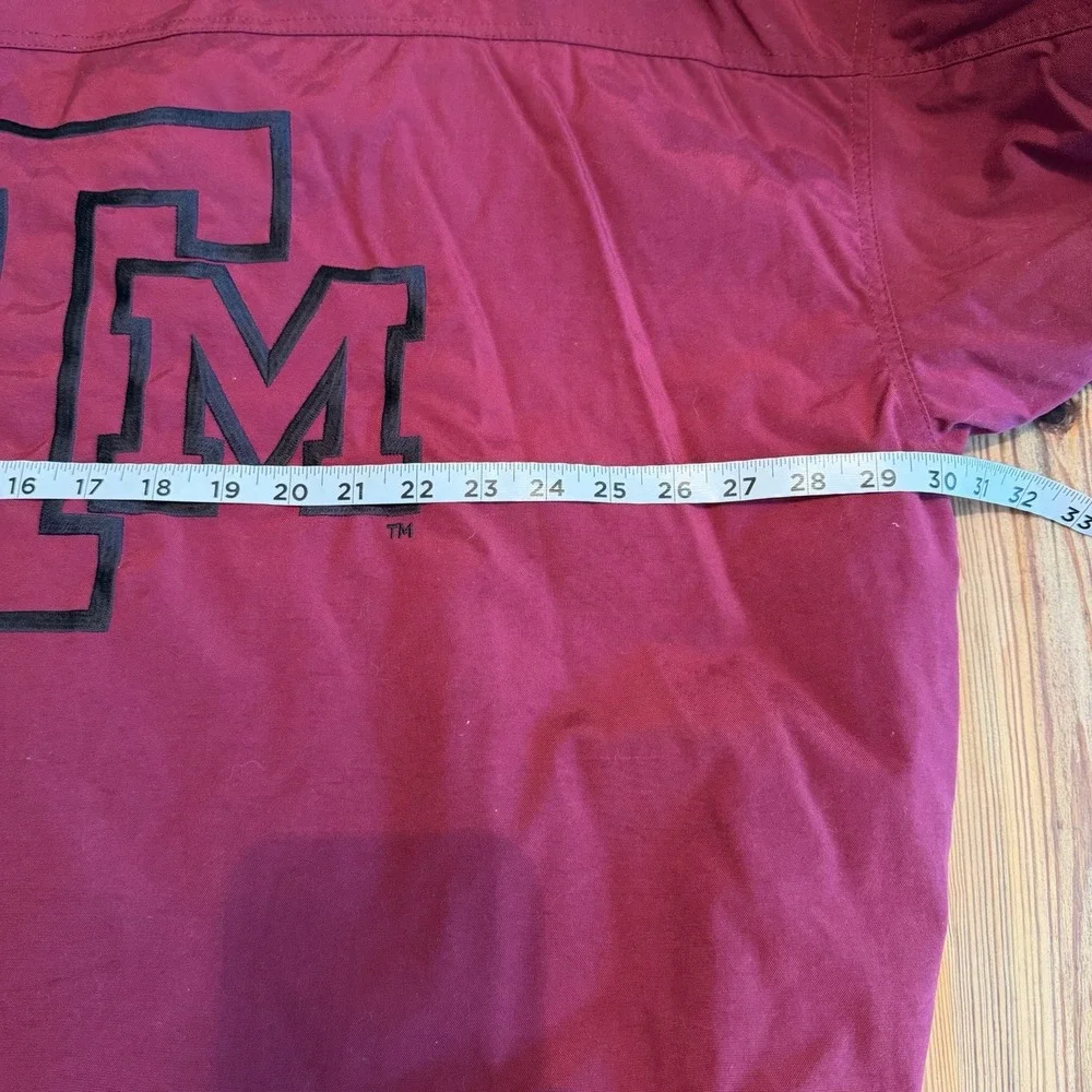 VINTAGE Nike Texas A&M Aggies Men's XXL Jacket Full Zip Quilted Football NCAA